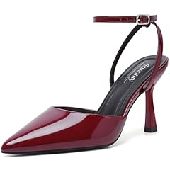 Susanny burgundy heels for sale  Delivered anywhere in USA 