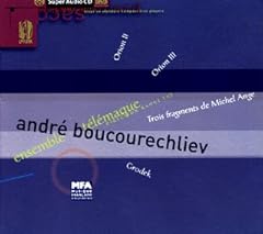 Boucourechliev oeuvres musique d'occasion  Livré partout en France