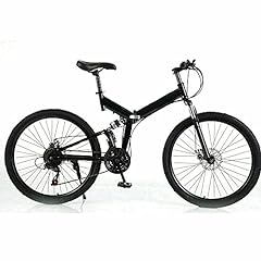 ROMYIX Adult Mountain Bike Foldable, 26-Inch 21 Speed for sale  Delivered anywhere in UK