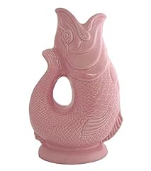 Pink gluggle jug for sale  Delivered anywhere in UK