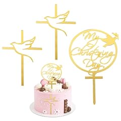 Christening cake topper for sale  Delivered anywhere in UK