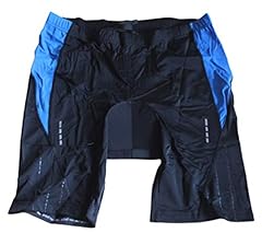 Crivit® Sports LYCRA® Sport - Pantaloni da ciclismo da uomo con imbottitura per seduta, Uomo, corto, nero/blu., 56-58 usato  Spedito ovunque in Italia 
