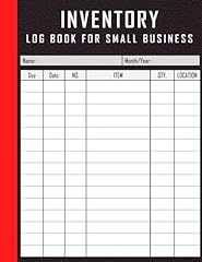 Inventory log book for sale  Delivered anywhere in UK