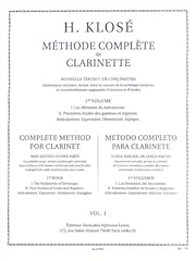 Methode clarinette volume d'occasion  Livré partout en France