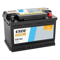 Exide eb740 batteria usato  Spedito ovunque in Italia 