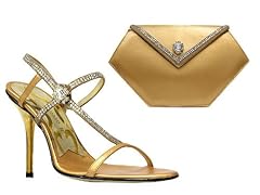 Crystal evening sandals for sale  Delivered anywhere in UK