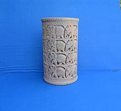 Hand carved cylindrical for sale  Delivered anywhere in USA 