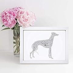 Personalised greyhound dog for sale  Delivered anywhere in UK