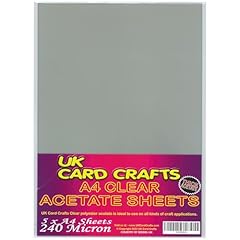 Clear acetate 240 for sale  Delivered anywhere in UK