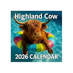 Highland cow calendar for sale  Delivered anywhere in UK