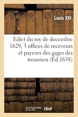 Edict roy decembre d'occasion  Livré partout en France