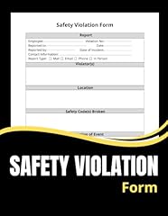 Safety violation form for sale  Delivered anywhere in USA 