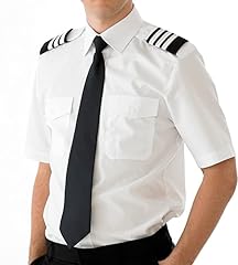 Pilot shirt mens for sale  Delivered anywhere in UK