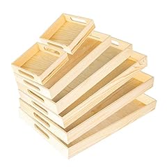 7pcs wooden nested for sale  Delivered anywhere in USA 