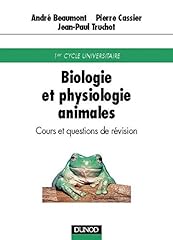 Biologie physiologie animales d'occasion  Livré partout en France