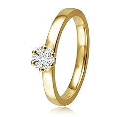 Gebraucht, Diamond Line Diamant-Ring Damen 585 Gold mit 7 Diamanten gebraucht kaufen  Wird an jeden Ort in Deutschland