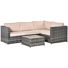 Outsunny 3pcs rattan for sale  Delivered anywhere in Ireland