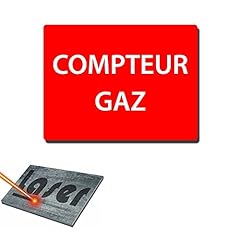 Plaque gravée autocollante d'occasion  Livré partout en France