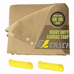 Ezcasch canvas tarp for sale  Delivered anywhere in UK
