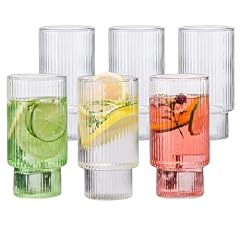 Wlasss ribbed drinking for sale  Delivered anywhere in USA 