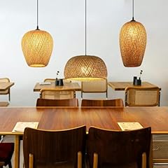 Lampadario bambù naturale usato  Spedito ovunque in Italia 