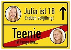 Geburtstag schild personalisie gebraucht kaufen  Wird an jeden Ort in Deutschland