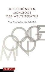 Schönsten monologe weltlitera gebraucht kaufen  Wird an jeden Ort in Deutschland