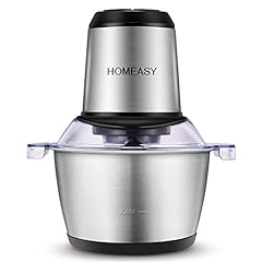HOMEASY Meat Grinder Electric, Food Processor 2L Stainless, used for sale  Delivered anywhere in USA 