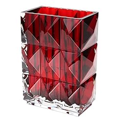 Red glass vase for sale  Delivered anywhere in USA 
