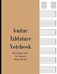 Guitar tablature notebook for sale  Delivered anywhere in USA 