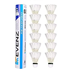 Used, KEVENZ Goose Feather Badminton Shuttlecocks with Great for sale  Delivered anywhere in USA 