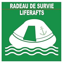 Radeau survie autocollant d'occasion  Livré partout en France