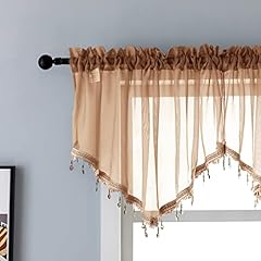 Beaded sheer valance for sale  Delivered anywhere in USA 