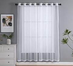 Sheer white curtains for sale  Delivered anywhere in USA 