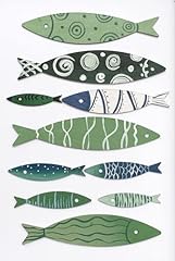 Handmade fishes wall for sale  Delivered anywhere in USA 