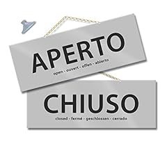 Cartello aperto chiuso usato  Spedito ovunque in Italia 