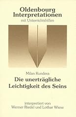 Unertraegliche leichtigkeit se gebraucht kaufen  Wird an jeden Ort in Deutschland