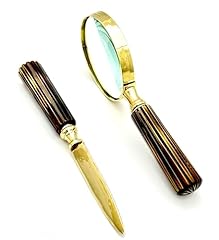 Brass magnifying glass for sale  Delivered anywhere in USA 