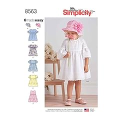 Simplicity 8563simplicity patt for sale  Delivered anywhere in UK