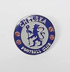 Chelsea FC Football Club Metal Pin Badge Crest Blue for sale  Delivered anywhere in UK