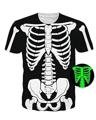 Glow skeleton shirt for sale  Delivered anywhere in USA 