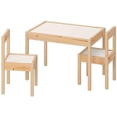 Ikea LATT-Kindertisch mit 2 Stühlen, weiß, Kiefer, gebraucht kaufen  Wird an jeden Ort in Deutschland
