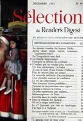 Selection reader digest d'occasion  Livré partout en France