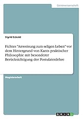 Fichtes anweisung zum d'occasion  Livré partout en France