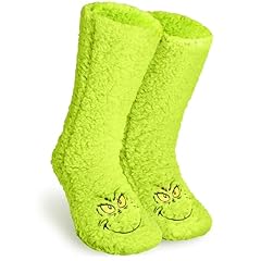 Grinch slipper socks for sale  Delivered anywhere in UK