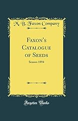 Faxon catalogue seeds gebraucht kaufen  Wird an jeden Ort in Deutschland