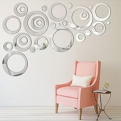 Removable Wall Sticker Decal Acrylic Mirror Setting, used for sale  Delivered anywhere in UK