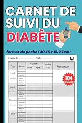 Carnet suivi diabète d'occasion  Livré partout en France