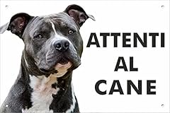 Pubblimania amstaff cartello usato  Spedito ovunque in Italia 