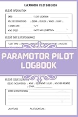 Paramotor pilot logbook for sale  Delivered anywhere in UK